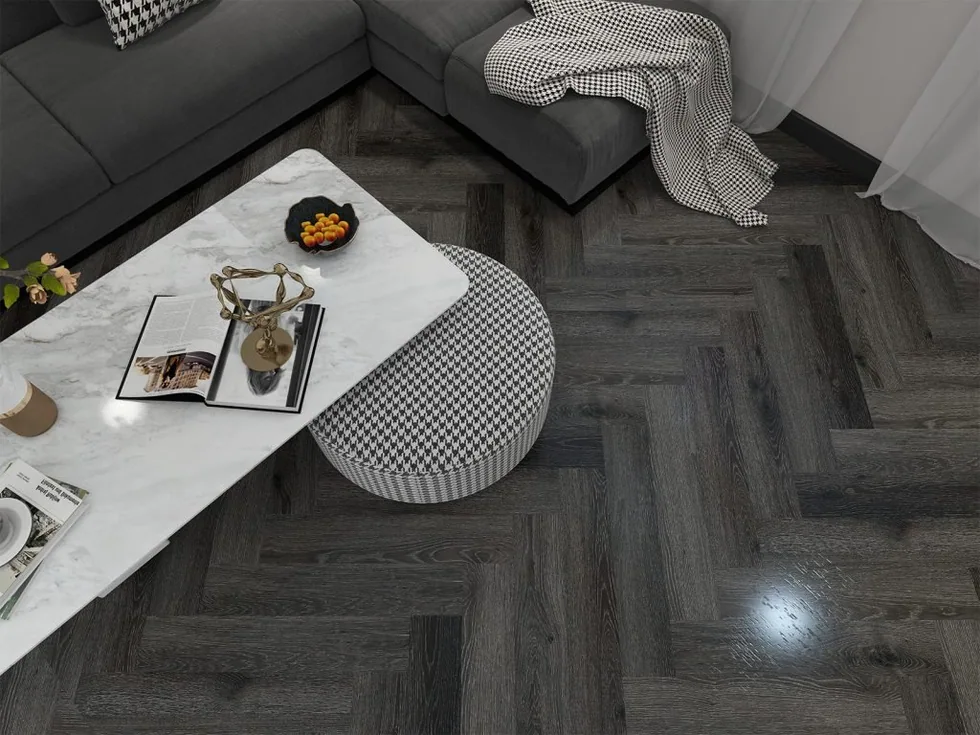2G Click Herringbone SPC Vinyl Flooring – CAT-1569 design photograph from the Superior Floor product catalog