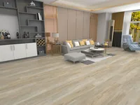LUNA in a warm brown oak finish