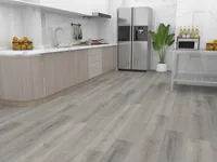 SP8055 luxury vinyl floor in a pale grey-beige oak finish