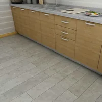 SP88034 luxury vinyl floor in a light grey concrete finish
