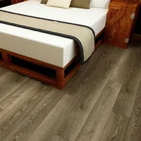 SP88035 5 mm loose lay vinyl plank in a pale grey-washed oak finish