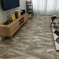 SP88050 SPC rigid core floor in a mid-brown knotty oak finish