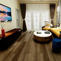 SP88056 5 mm loose lay vinyl plank in a warm brown oak finish