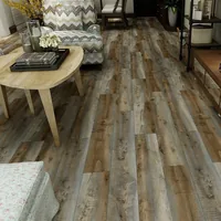 SP89007 SPC rigid core floor in a distressed grey-brown oak finish