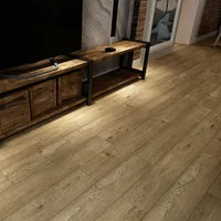 SP89022 SPC rigid core floor in a warm mid-brown oak finish