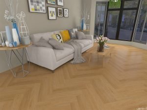 Spc vinyl floor herringbone